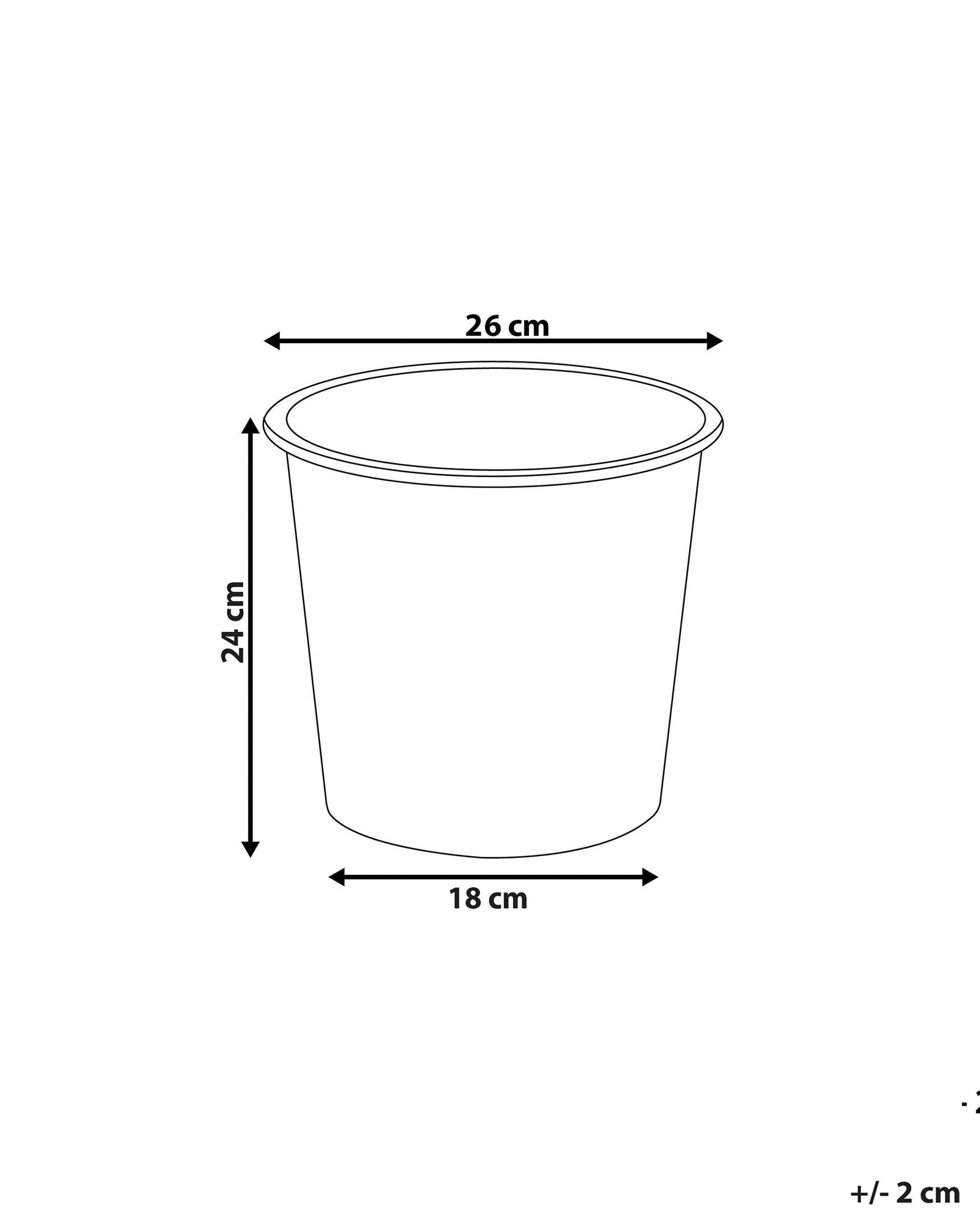 Beliani Cache-pot en Matière synthétique BALZO  