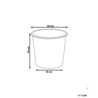 Beliani Cache-pot en Matière synthétique BALZO  