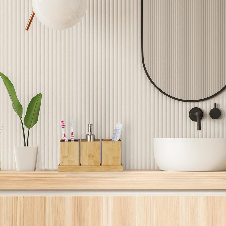 B2X  Badezimmer-Accessoires-Set 