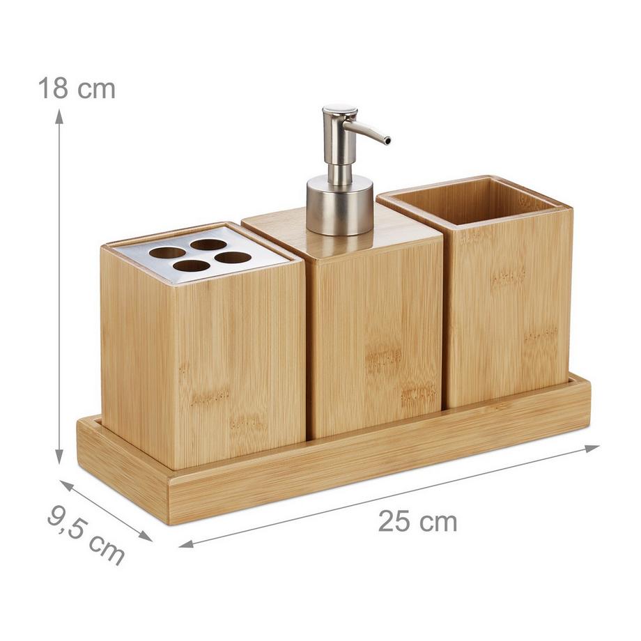 B2X  Badezimmer-Accessoires-Set 