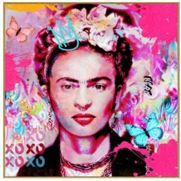 Tableau encadré La Viva Mexico 100x100