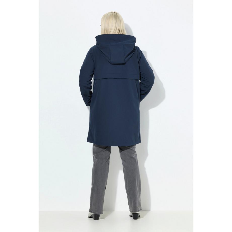 Ulla Popken Manteau Softshell déperlant à capuche  