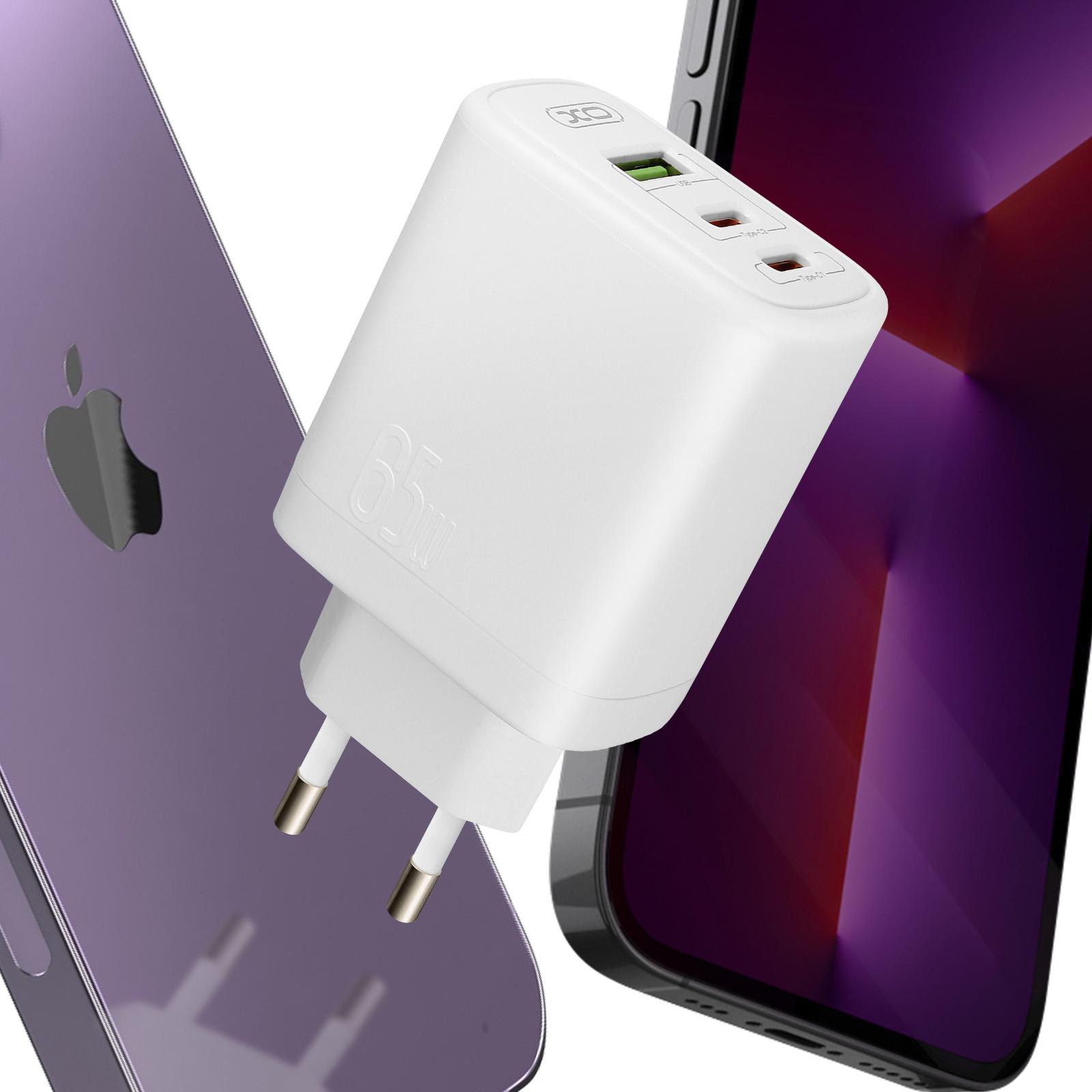 Avizar  Caricatore USB - USB-C + cavo Lightning 