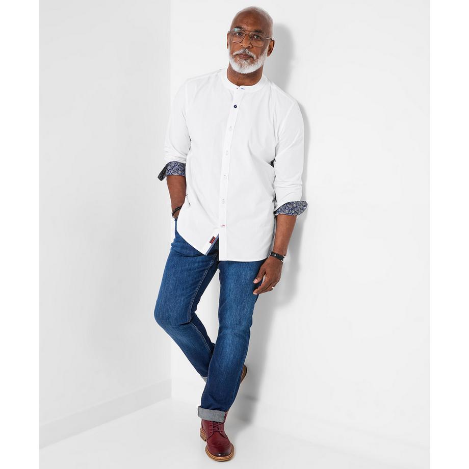 Joe Browns Hemd Kontrastdruck Stehkragen  