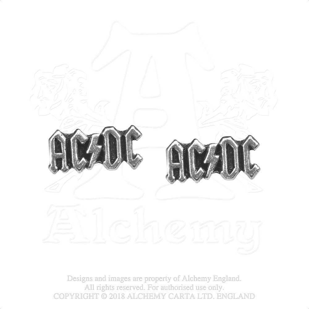 AC/DC  ACDC Logo Ohrringe Englischer Zinn 