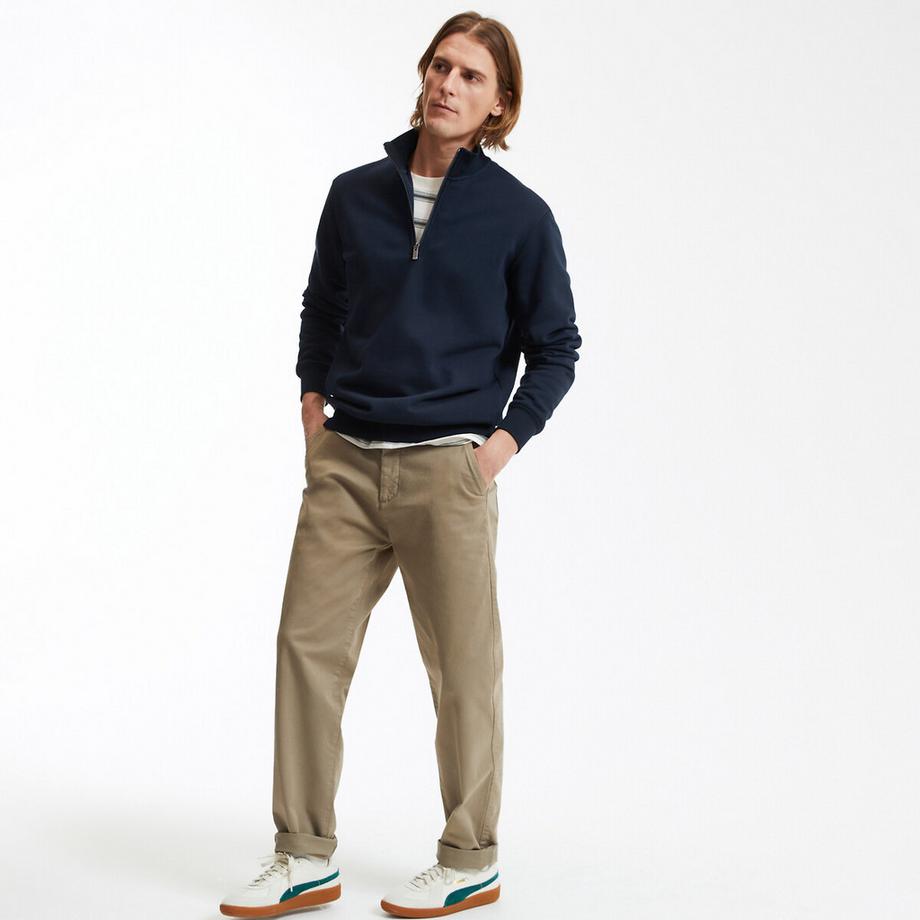 La Redoute Collections Felpa con Zip Corta  