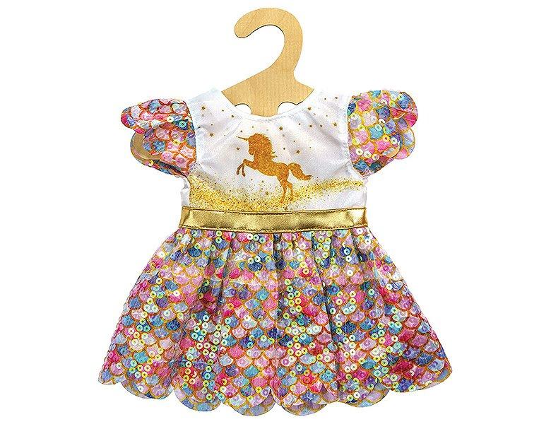 Heless  Kleid Einhorn Goldy (35-45cm) 