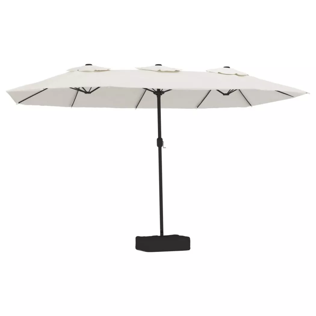 VidaXL - Parasol de jardin, One Size, Blanc