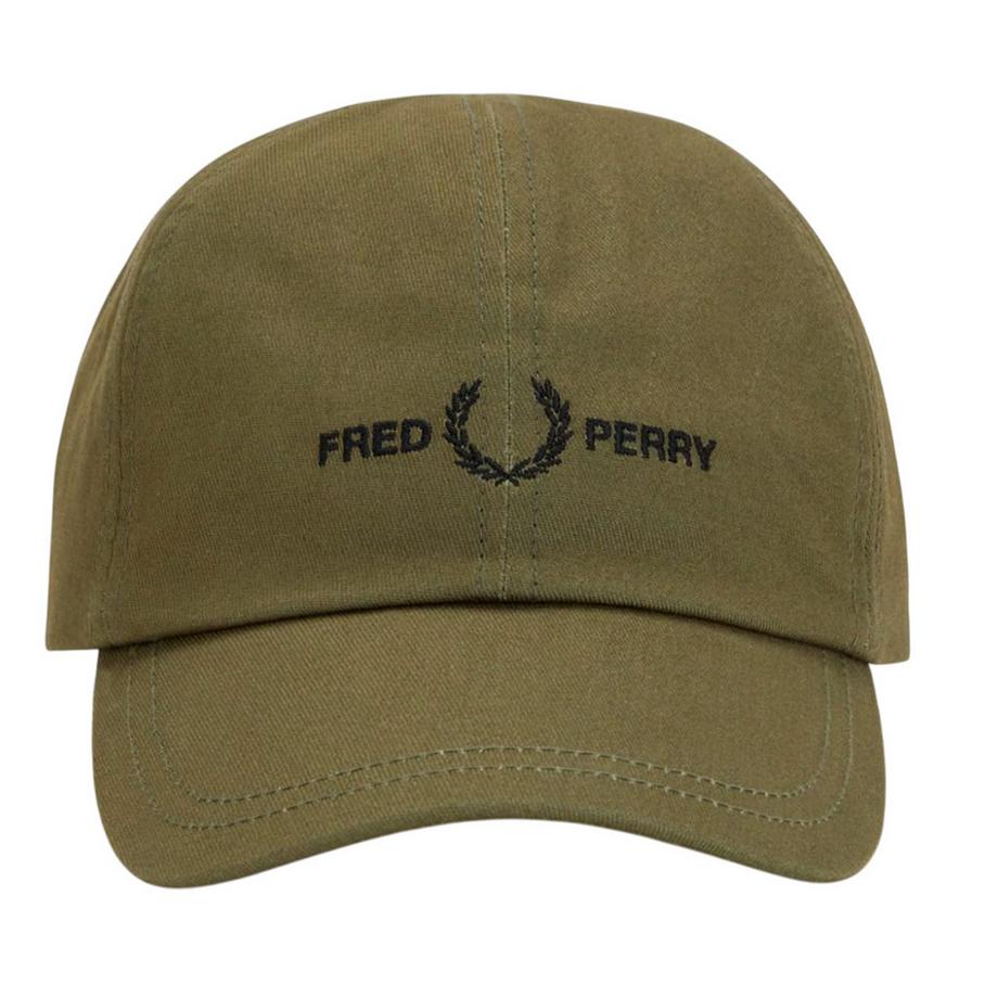 FRED PERRY Cappellino da baseball classico in twill  