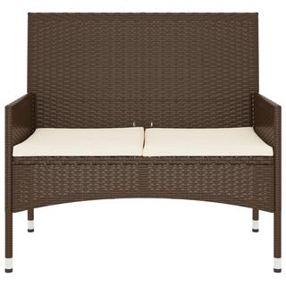 VidaXL Gartenbank poly-rattan  