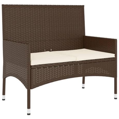 VidaXL Gartenbank poly-rattan  