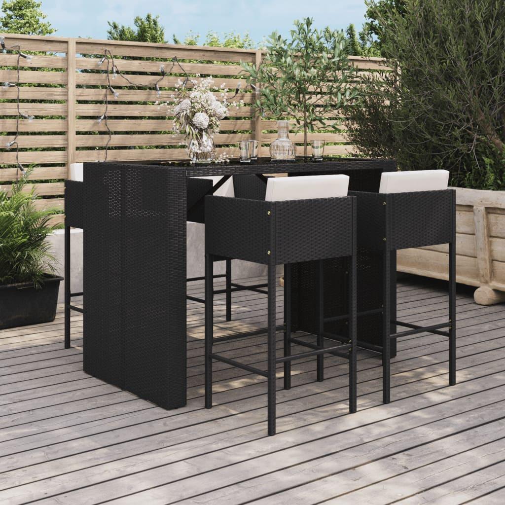 VidaXL Gartenbar set poly-rattan  