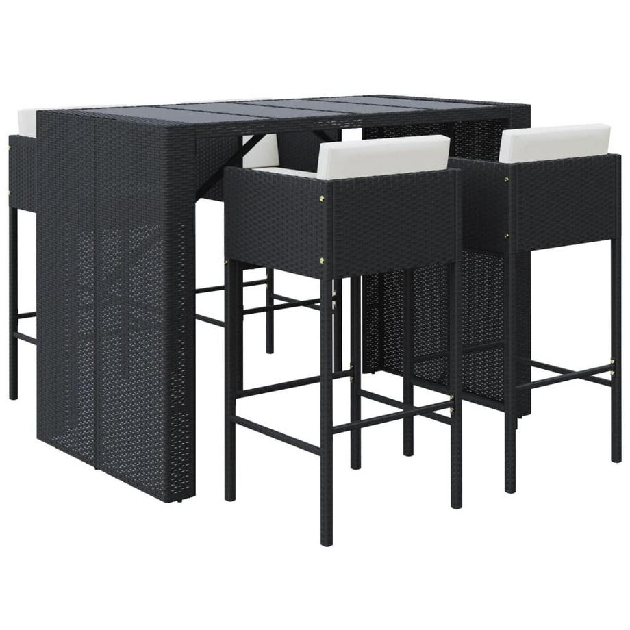 Gartenbar set poly-rattan