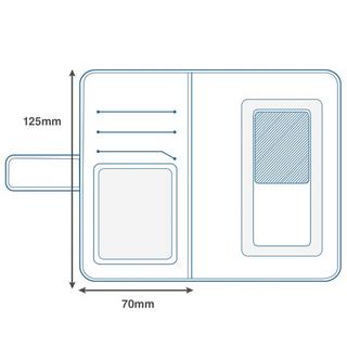 Avizar  Custodia Slide Cover taglia SL Rosso 