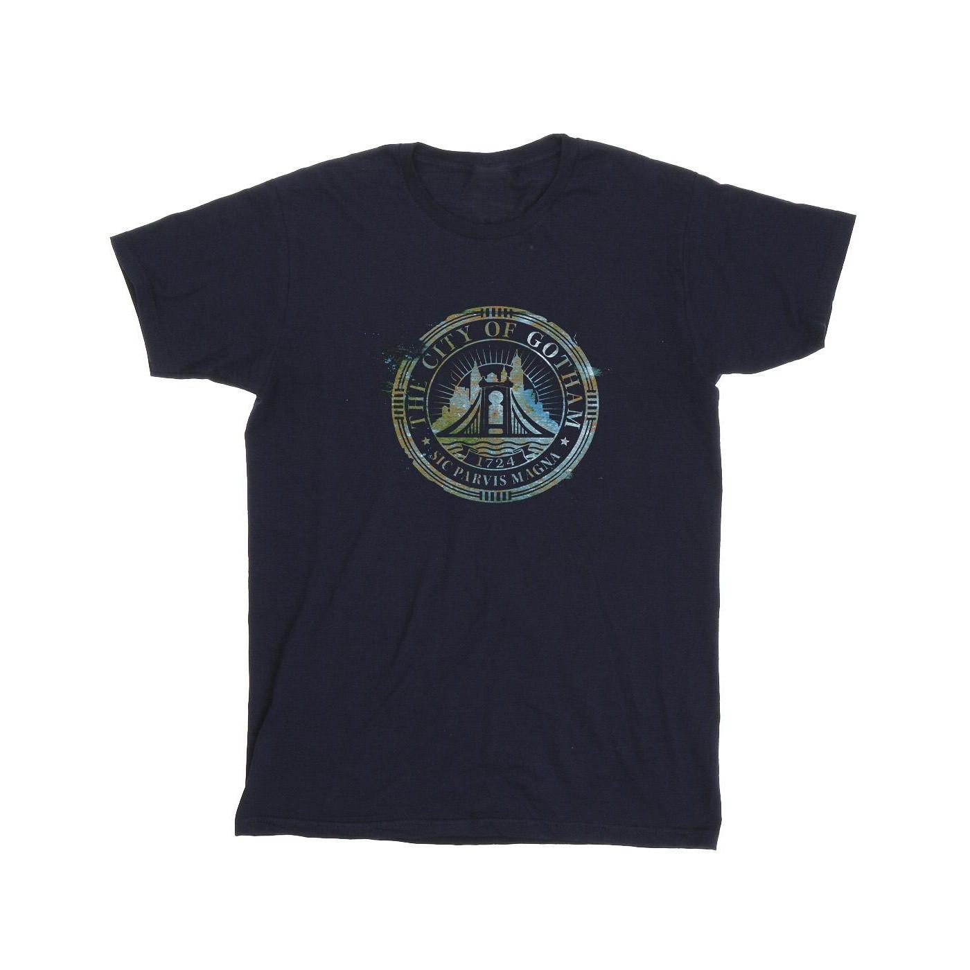 Image of The Batman City Of Gotham Magna Crest Tshirt Jungen Marine 116
