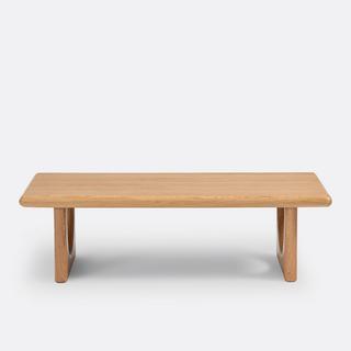 La Redoute Intérieurs Table basse chêne massif et placage chêne  