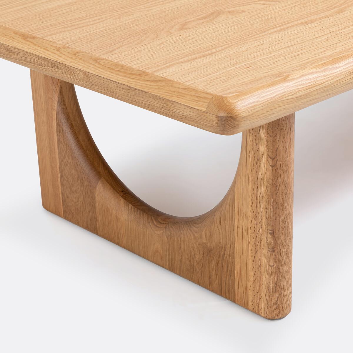 La Redoute Intérieurs Table basse chêne massif et placage chêne  