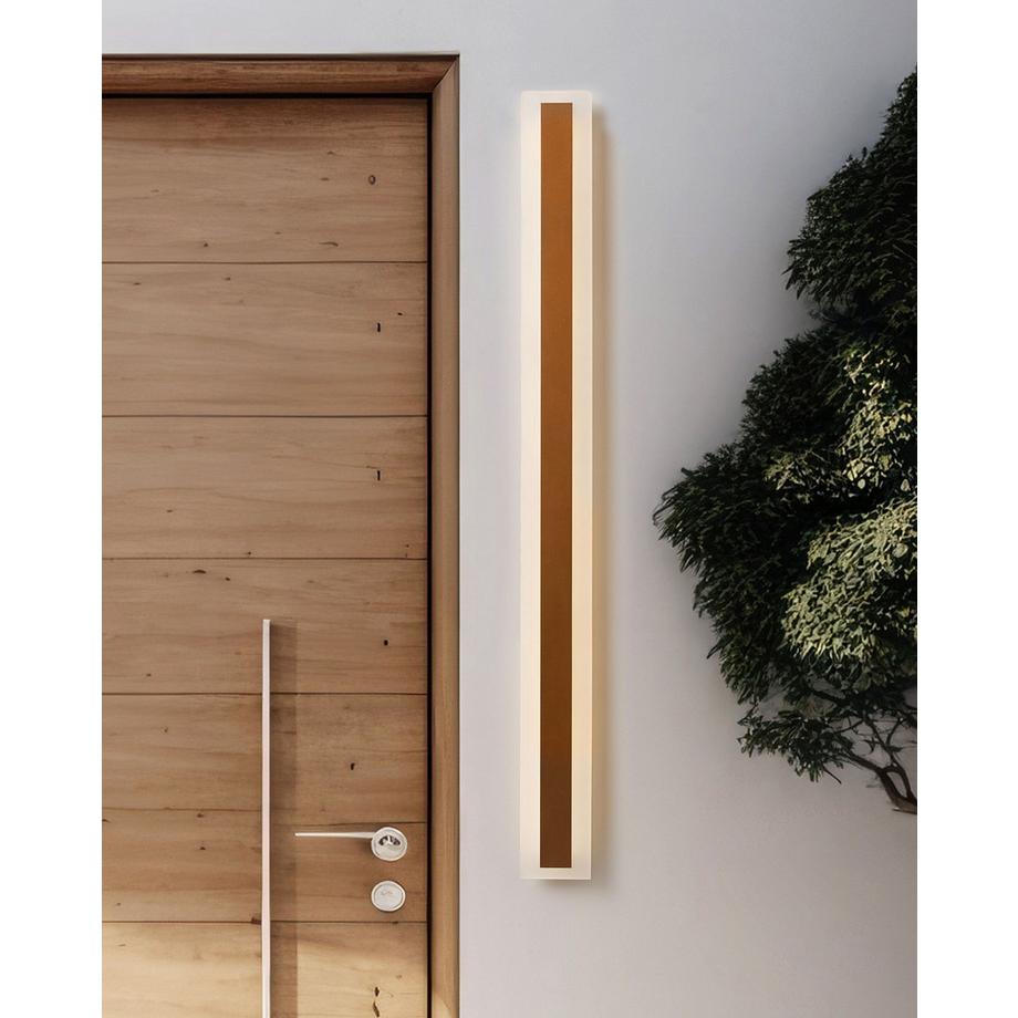 Beliani Applique a LED per esterni en Acciaio Moderno ROSALIE  