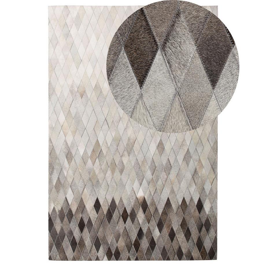 Beliani Teppich aus Kuhfell  MALDAN  