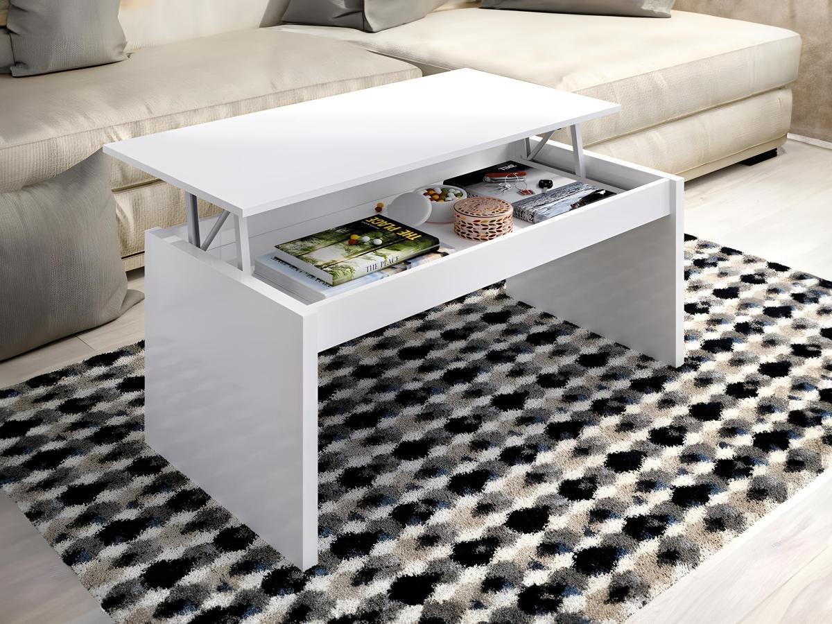 Vente-unique Table basse BASTIAN Plateau relevable  