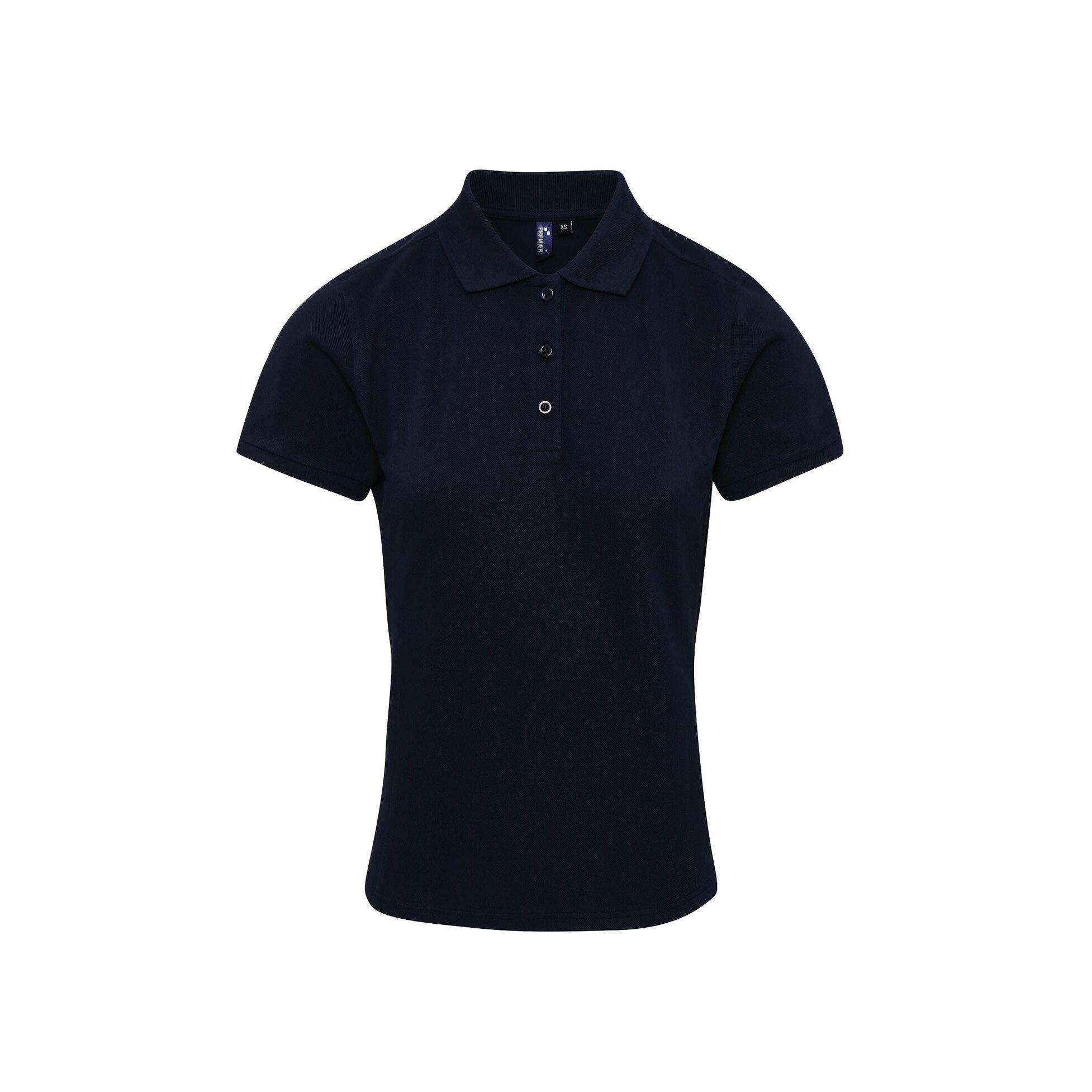 Image of Poloshirt Coolchecker Mit Coolplus Damen Marine XXL
