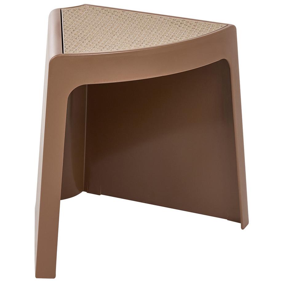 Beliani Set di 4 sgabelli da giardino en ABS (materiale sintetico resistente) Minimalista EVROS  
