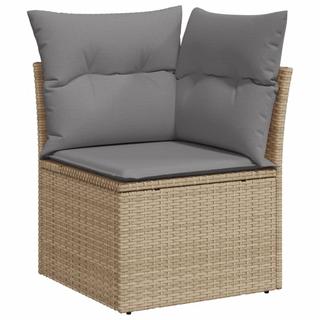 VidaXL set divano da giardino Polirattan  