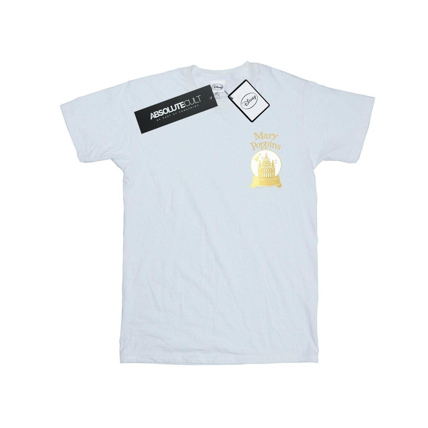 Image of Mary Poppins Snowball Chest Tshirt Unisex Weiss 128