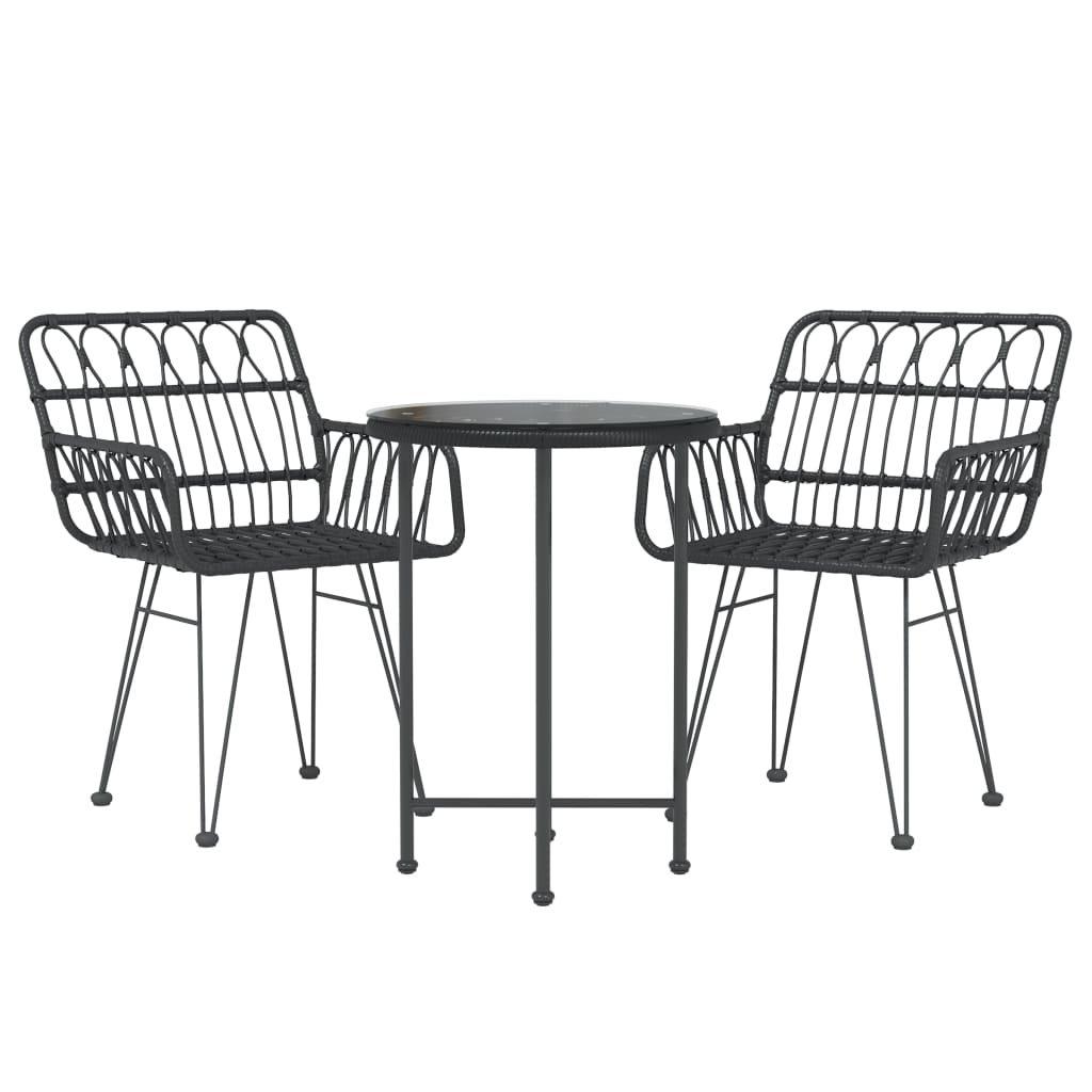 VidaXL set da pranzo da giardino Polirattan  