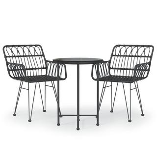 VidaXL set da pranzo da giardino Polirattan  