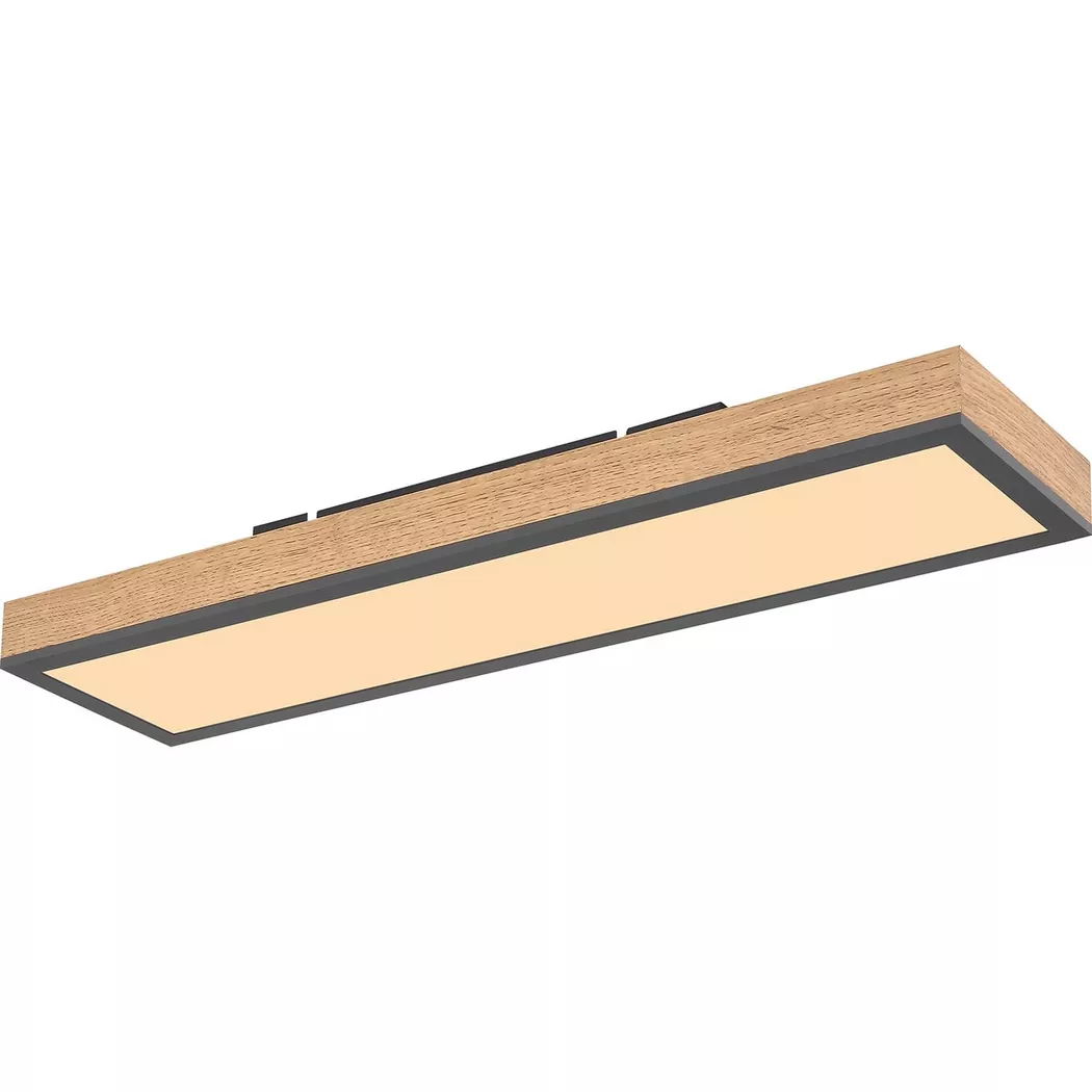 mutoni – Deckenleuchte Doro Aluminium Graphit LED 60×15, One Size, Multicolor