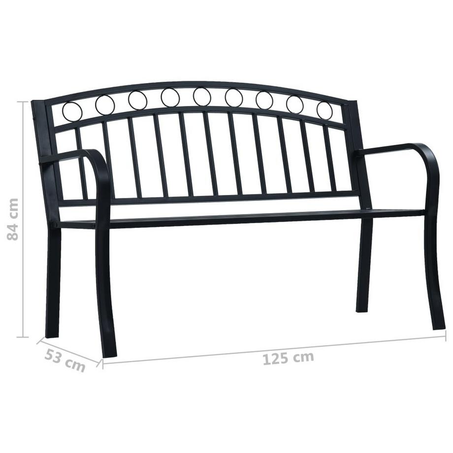 VidaXL Gartenbank metall  