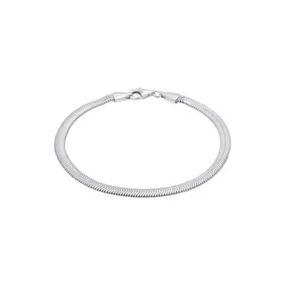 Kuzzoi Bracelet Flach Elegant Schlangenkette Fischgräte 925 Silber |  acheter en ligne - MANOR