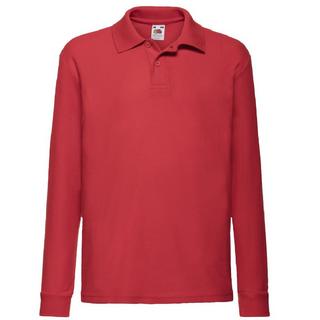 Fruit of the Loom  Polo Shirt, Langarm 