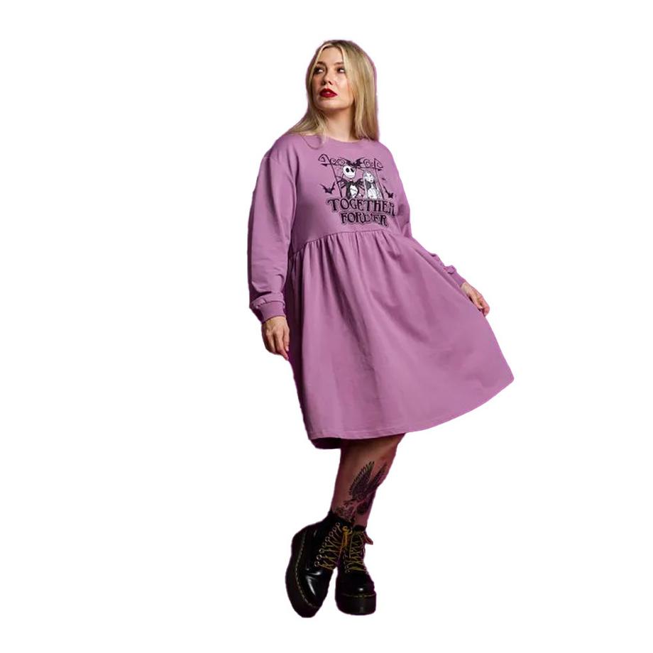 The Nightmare Before Christmas Together Forever Langarmkleid  