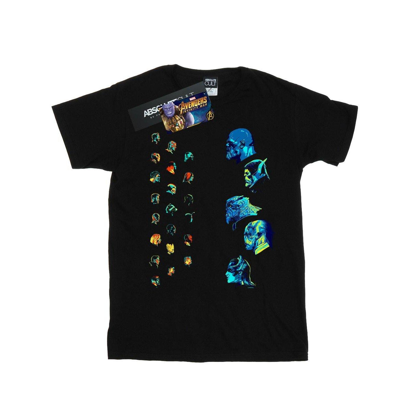 Image of Avengers Infinity War Galactic Assembly Tshirt Herren Schwarz L