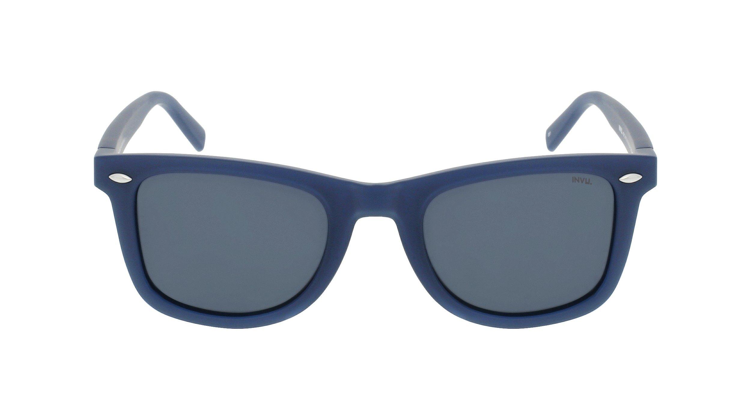 Image of Polarisierte Sonnenbrille Mit Etui Herren Blau Denim Dunkel ONE SIZE