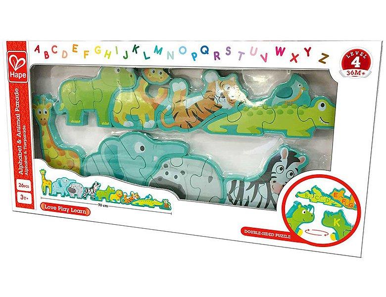 Hape  Puzzle Alphabet & Tierparade (26Teile) 