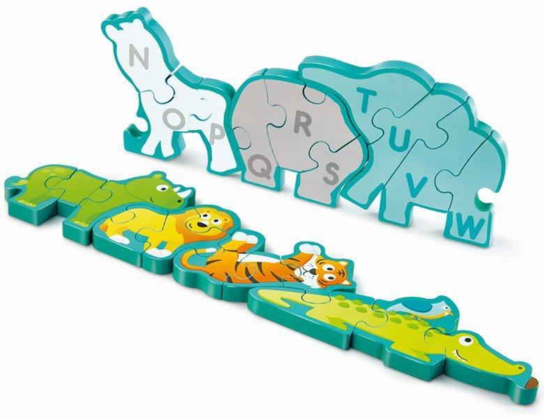 Hape  Puzzle Alphabet & Tierparade (26Teile) 