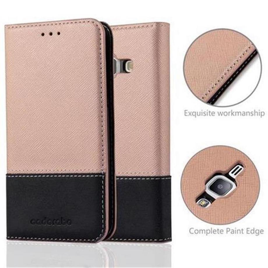 Cadorabo  Housse compatible avec Samsung Galaxy J1 2015 - Coque de protection avec fermeture magnétique, fonction de support et compartiment pour carte 