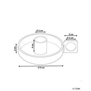 Beliani  Kerzenständer aus Eisen Retro CHORIO 