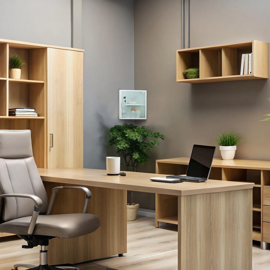 Northix  Armoire à pharmacie avec porte vitrée 