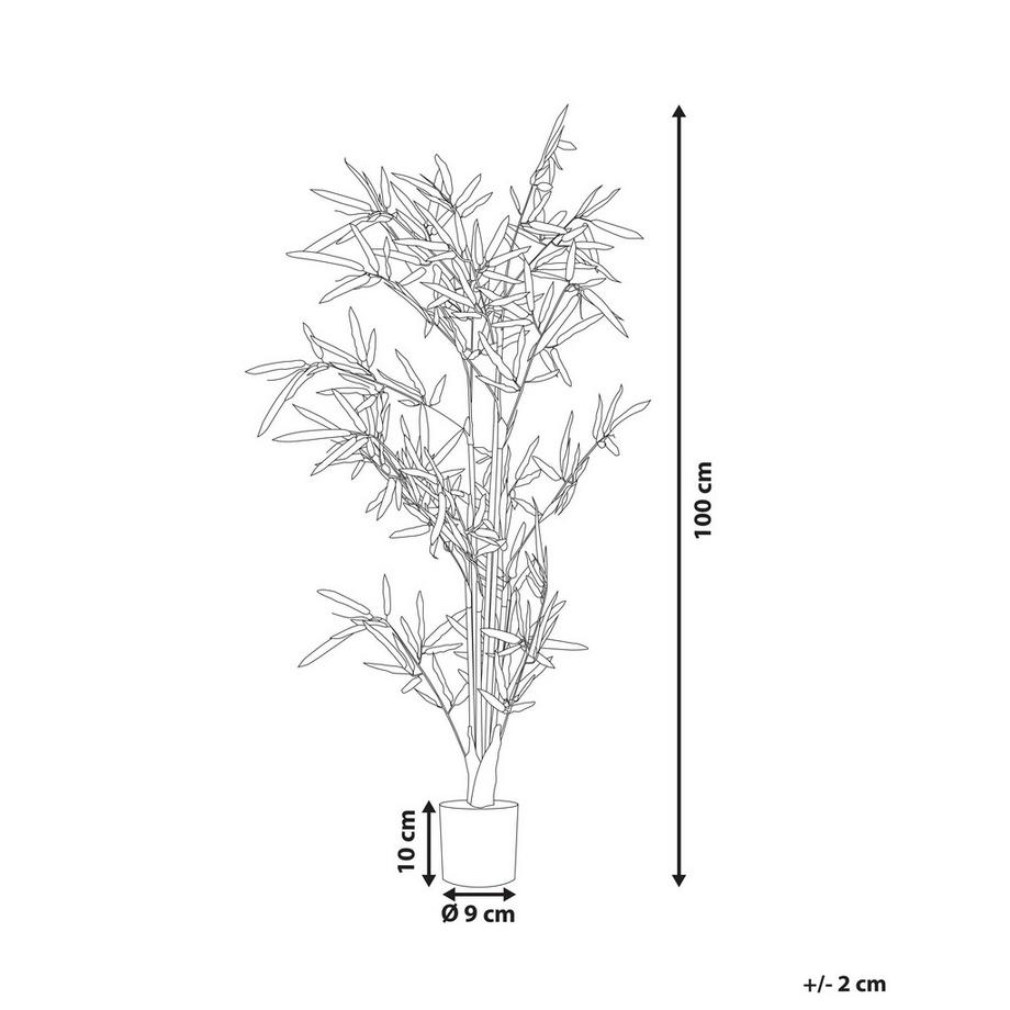 Beliani Plante artificielle en Matière synthétique BAMBUSA VULGARIS  