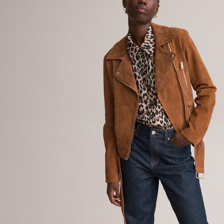 La Redoute Collections  Lederblouson im Biker-Stil 