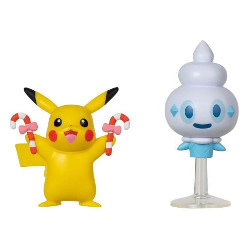 jazwares  AF Pokemon Holiday Edition: Pikachu, Vanillite 2PK 5cm 