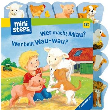 Ministeps: Wer macht Miau? Wer bellt Wau-wau?