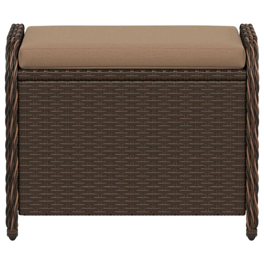 VidaXL  Gartenhocker poly-rattan 