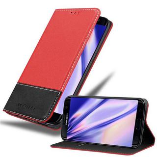 Cadorabo  Housse compatible avec Samsung Galaxy S7 EDGE - Coque de protection avec fermeture magnétique, fonction de support et compartiment pour carte 