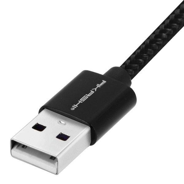 Akashi  Câble USB type C Akashi Long. 1m - Noir 