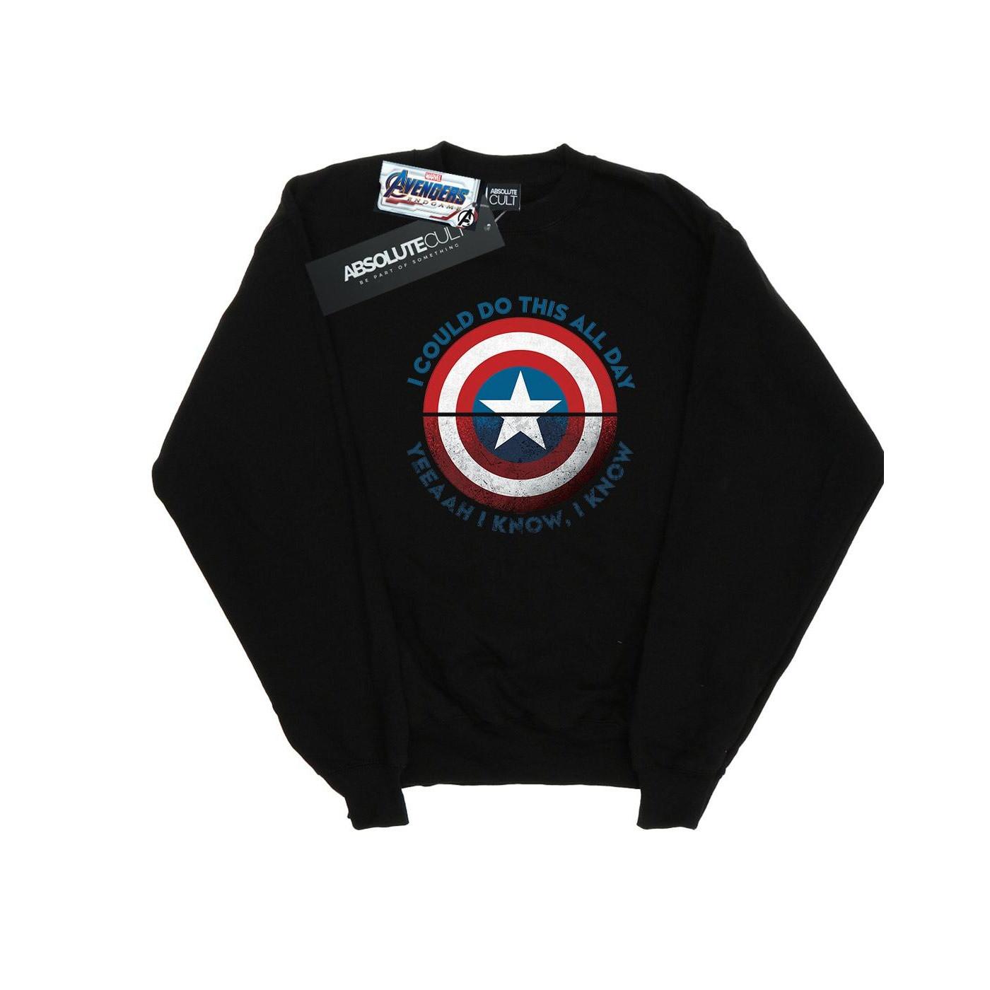 Image of Avengers Endgame Do This All Day Sweatshirt Damen Schwarz XL